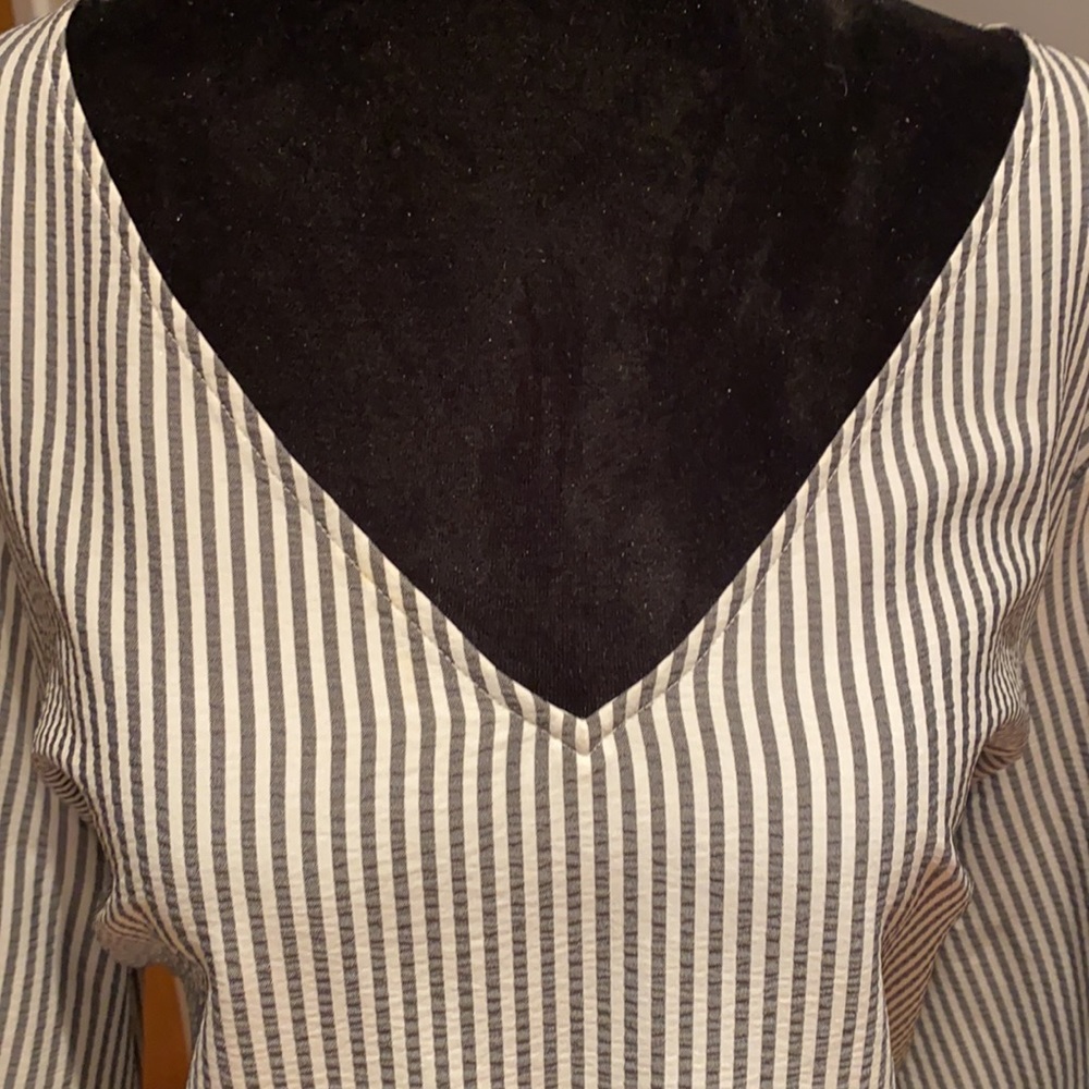 Nine West striped blouse NWT